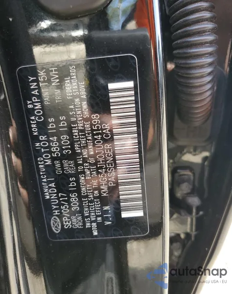 2018 Genesis G90 Ultimate из США, поврежденный, VIN KMHG54JH0JU041598